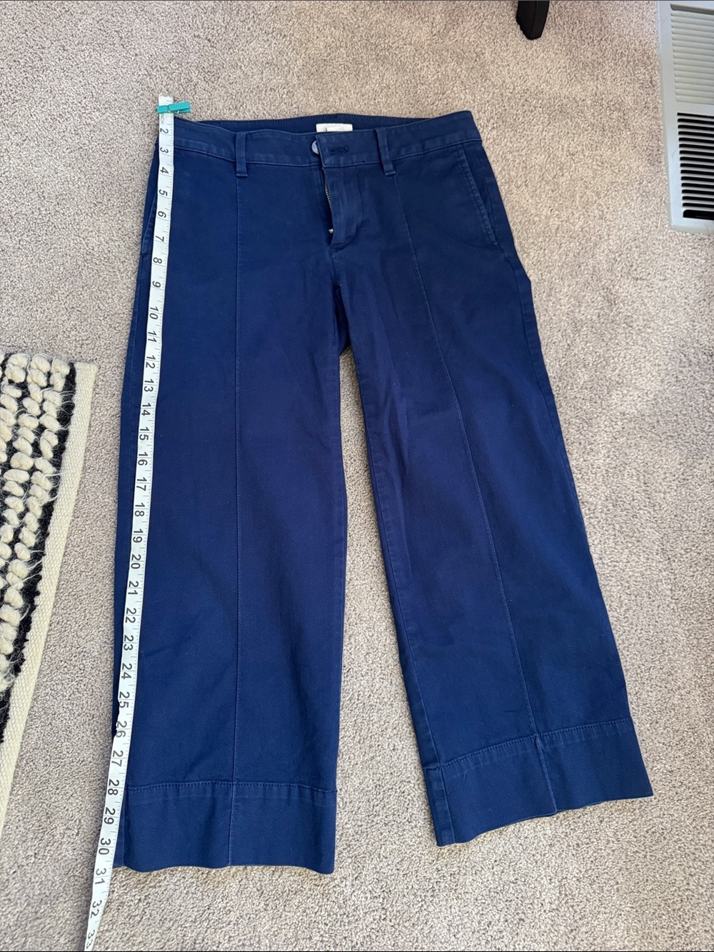0P J. Jill Navy Capri pants XSP
